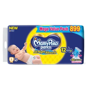 MamyPoko Pants All Night Absorb Small - 90 pieces (S)